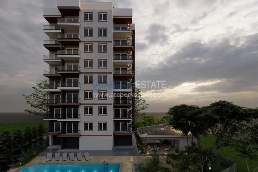 Квартира 2+1 с видом на море в новом жилом комплексе в районе Аяш – Мерсин 6 