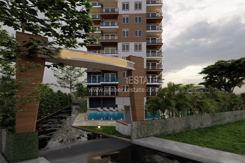 Квартира 2+1 с видом на море в новом жилом комплексе в районе Аяш – Мерсин 12 