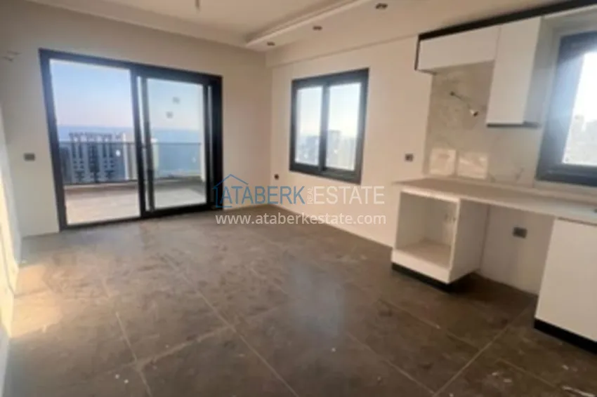 Квартира 1+1 с чистовой отделкой и видом на море в районе Аяш – Мерсин 1