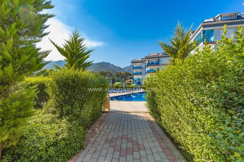 Вилла в Авсалларе - трехэтажный таунхаус на два хозяина с частным садиком  10 