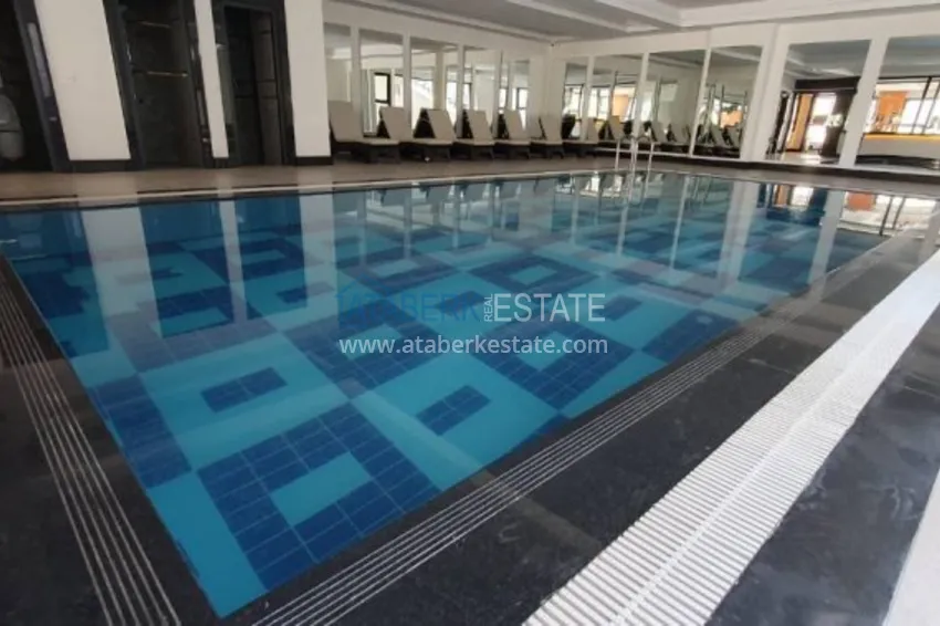 Двухкомнатная квартира с мебелью в Газипаше в современном комплексе 10 