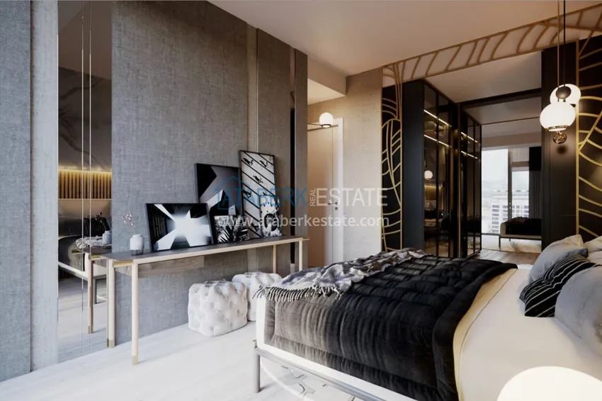 Приобрести Дуплекс с мебелью, сауной и джакузи - район Махмутлар, Алания 14 