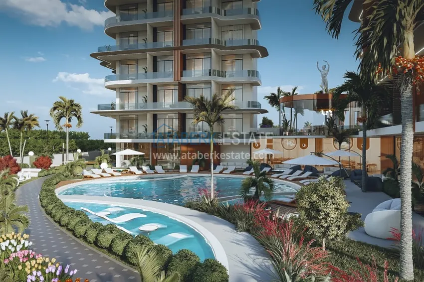 Старт продаж! Курортная недвижимость на этапе котлована – Алания, Паяллар 15 