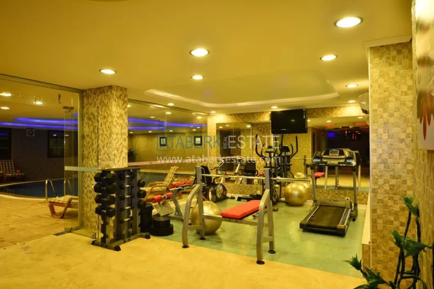 Линейная квартира 3+1 на первой береговой линии в районе Тосмур. Недвижимость подходит для ВНЖ 16 