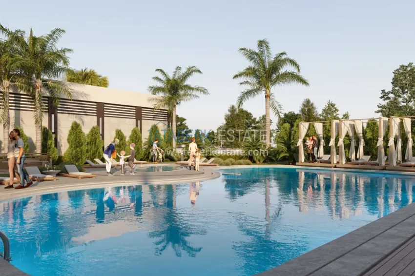 Строящийся жилой комплекс сегмента премиум, квартиры с видом на море – Измир, Конак 22 