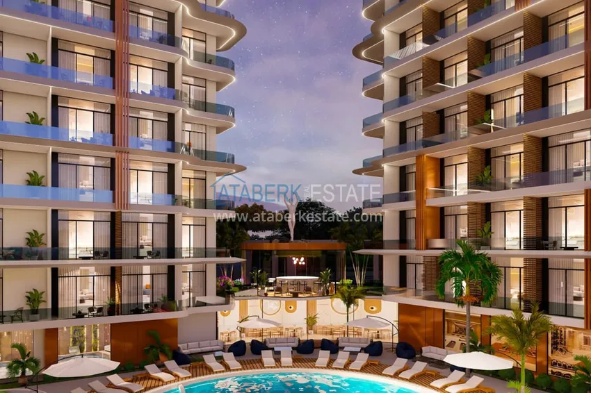 Старт продаж! Курортная недвижимость на этапе котлована – Алания, Паяллар 23 