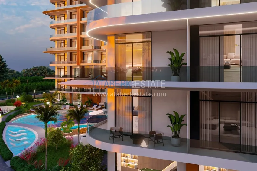 Новостройки Алании! Квартира с чистовой отделкой в районе Оба 26