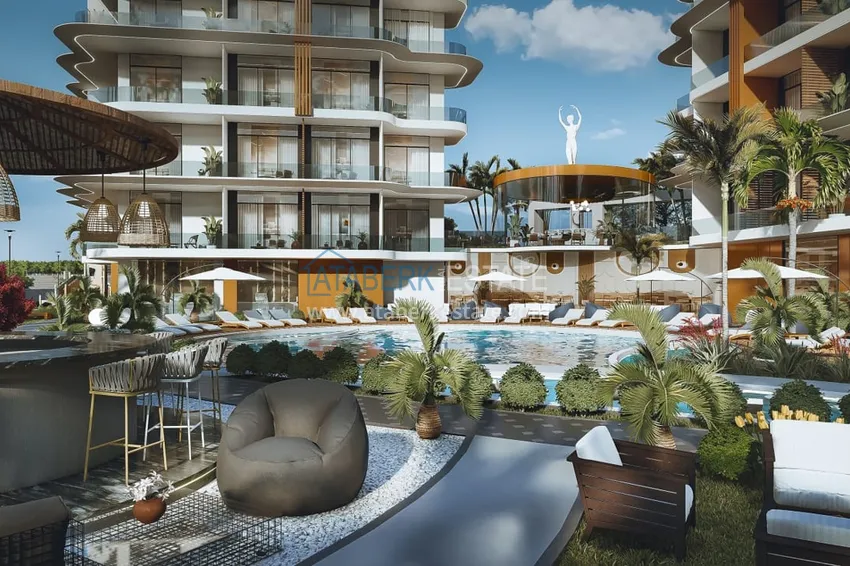 Старт продаж! Курортная недвижимость на этапе котлована – Алания, Паяллар 28 