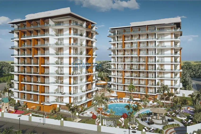 Старт продаж! Курортная недвижимость на этапе котлована – Алания, Паяллар 2 