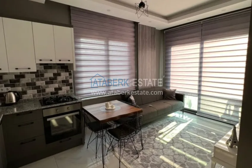 Приобрести Двухкомнатная квартира с мебелью в районе Оба, Алания 1