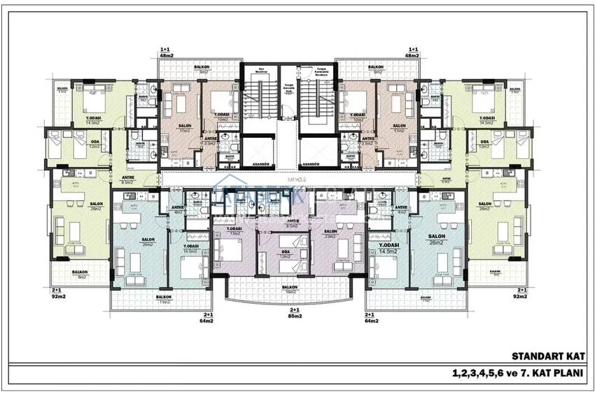 Купить дешево Квартира с чистовой отделкой в Авсалларе – напрямую от собственника 1 