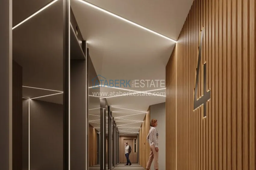 Строящийся жилой комплекс сегмента премиум, квартиры с видом на море – Измир, Конак 37 