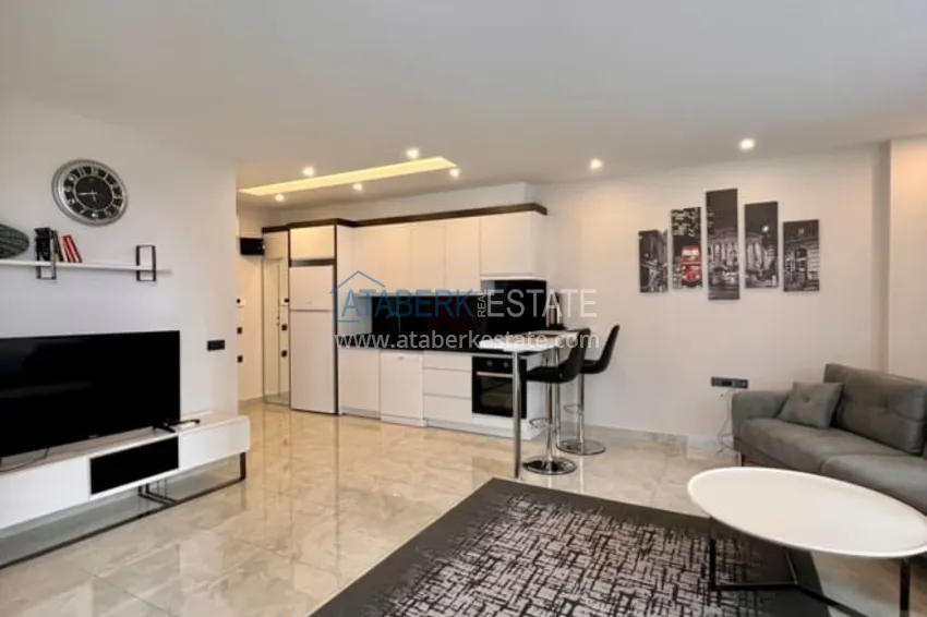 Приобрести Двухкомнатная квартира «под ключ в центре Алании - район пляжа Клеопатра 3 