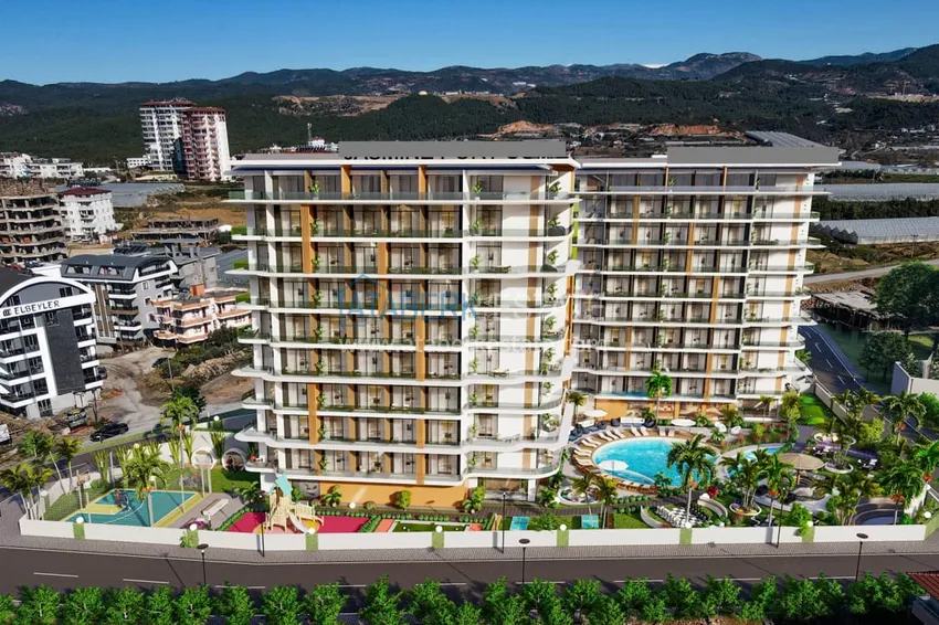 Старт продаж! Курортная недвижимость на этапе котлована – Алания, Паяллар 3 