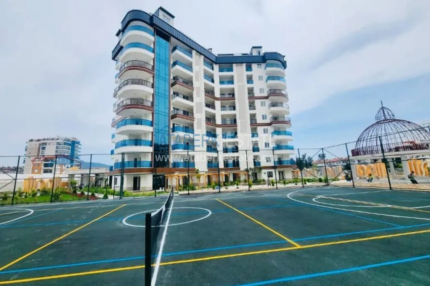 Двухкомнатная квартира с мебелью в Газипаше в современном комплексе 5 