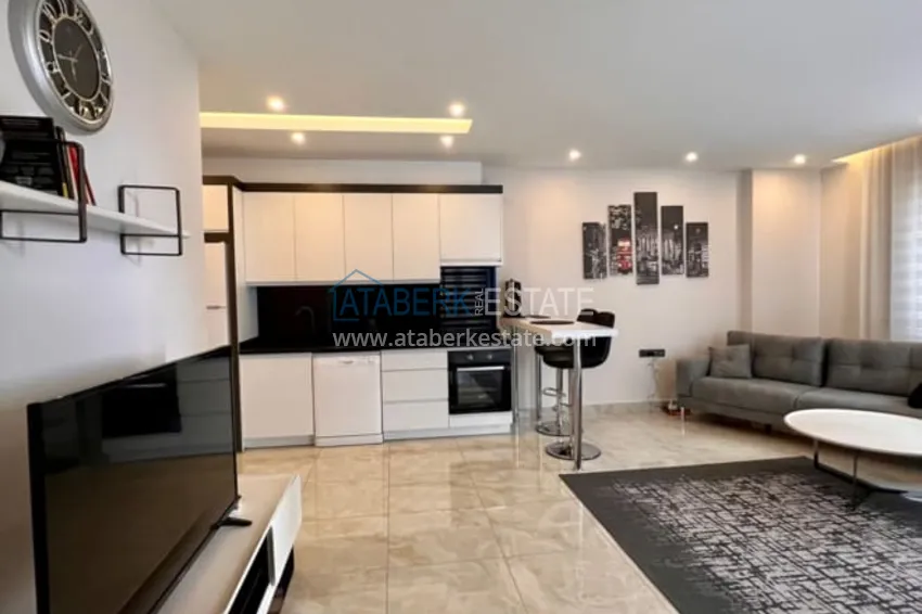 Приобрести Двухкомнатная квартира «под ключ в центре Алании - район пляжа Клеопатра 6 