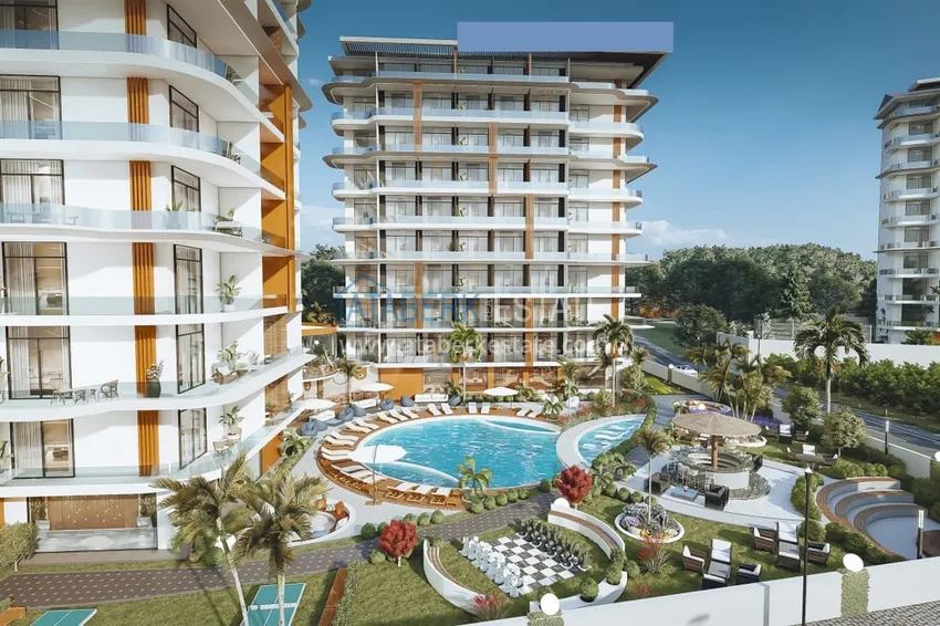 Старт продаж! Курортная недвижимость на этапе котлована – Алания, Паяллар 8 