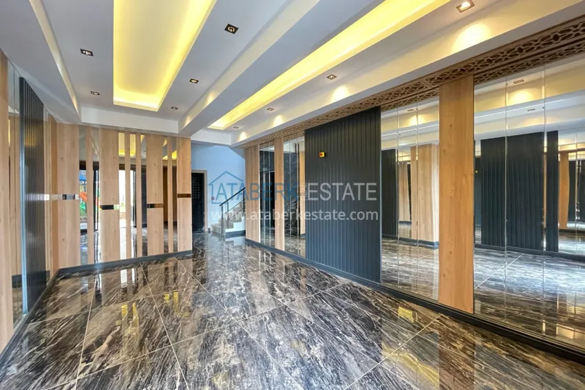 Квартира 3+1 с чистовой отделкой в новом жилом комплексе в районе Мезитли-Мерсин 6 