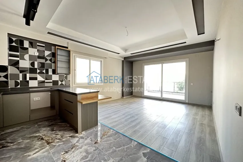 Квартира 2+1 с видом на море на этапе строительства Томюк-Мерсин 1 