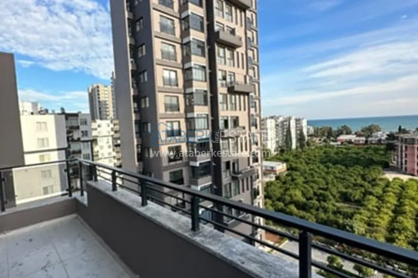 Приобрести Дуплекс 2+1 с чистовой отделкой и видом на море в районе Тедже-Мерсин 9 