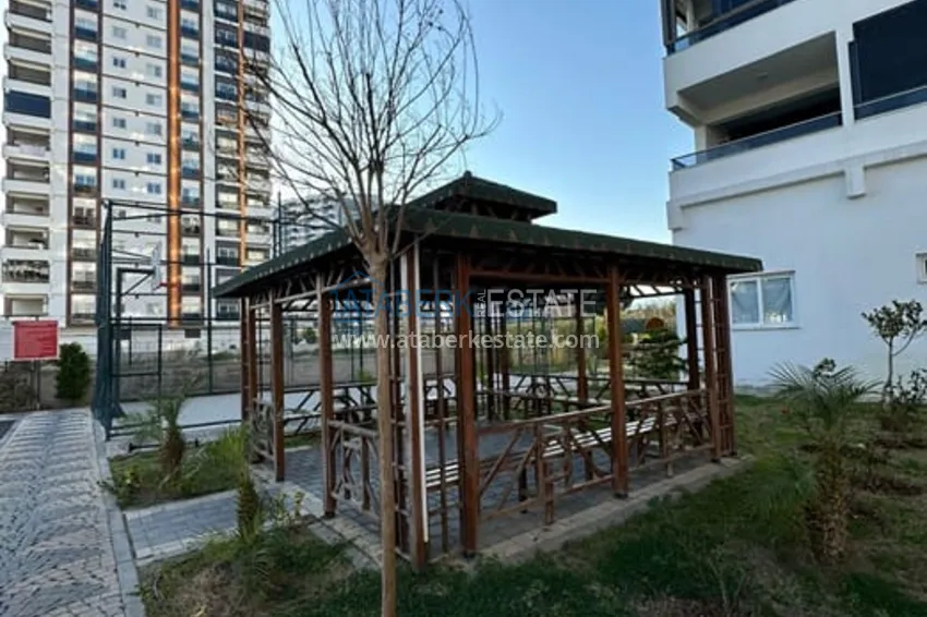 Квартира 1+1 с мебелью и техникой в жилом комплексе комфорт- класса район Арпачбахшиш-Мерсин 4 