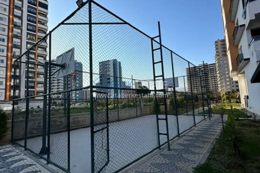 Квартира 1+1 с мебелью и техникой в жилом комплексе комфорт- класса район Арпачбахшиш-Мерсин 5 