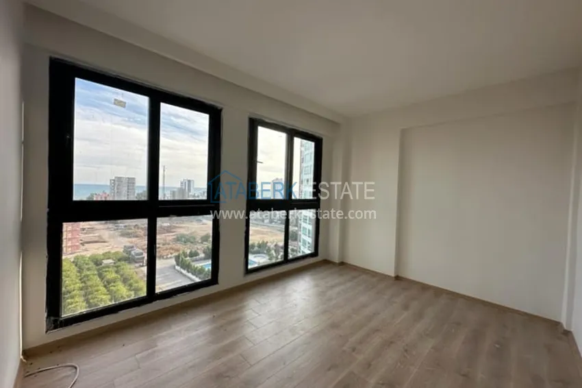 Приобрести Дуплекс 2+1 с чистовой отделкой и видом на море в районе Тедже-Мерсин 1 