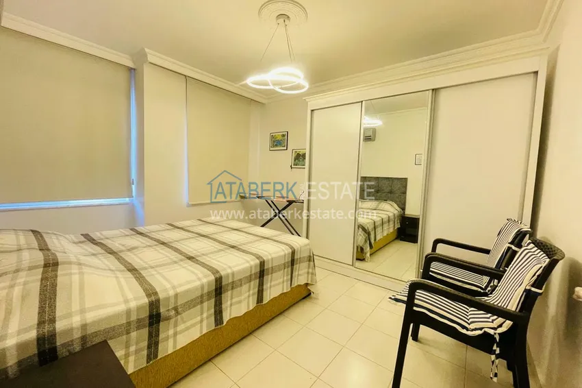 Приобрести Трехкомнатная квартира с мебелью в 100 метрах от моря – район Оба, Алания  10 