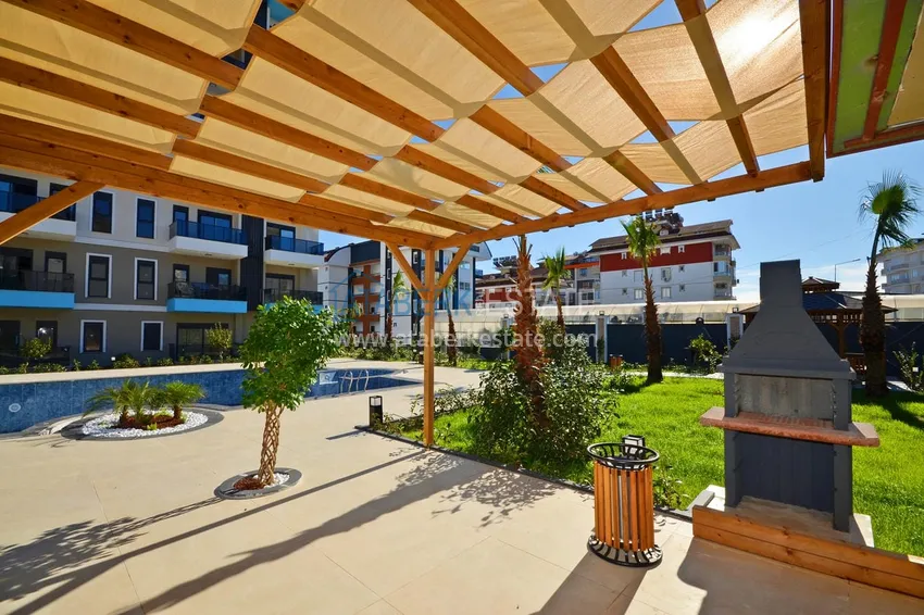 Недвижимость под гражданство! Квартира 3+1 с мебелью в резиденции сегмента премиум – Алания, район Джикджилли 16 