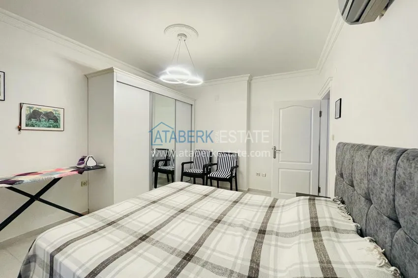 Приобрести Трехкомнатная квартира с мебелью в 100 метрах от моря – район Оба, Алания  11 