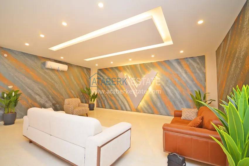 Супер цена! Квартиры с чистовой отделкой и видом на море в новом роскошном комплексе – Алания, район Авсаллар 18 