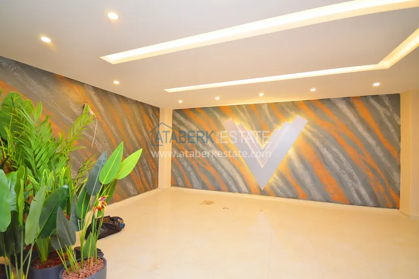 Супер цена! Квартиры с чистовой отделкой и видом на море в новом роскошном комплексе – Алания, район Авсаллар 19 