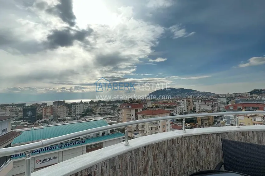 Недвижимость под ВНЖ! Квартира с мебелью и видом на море в районе Джикджилли 21 