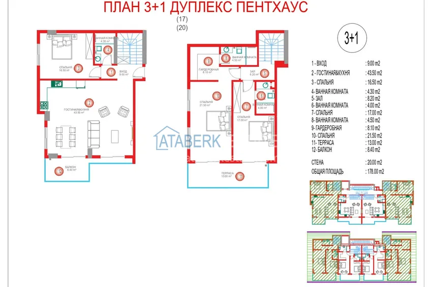 Купить дешево Элитная недвижимость от застройщика в 300 метрах от моря – Алании, район Оба 8 
