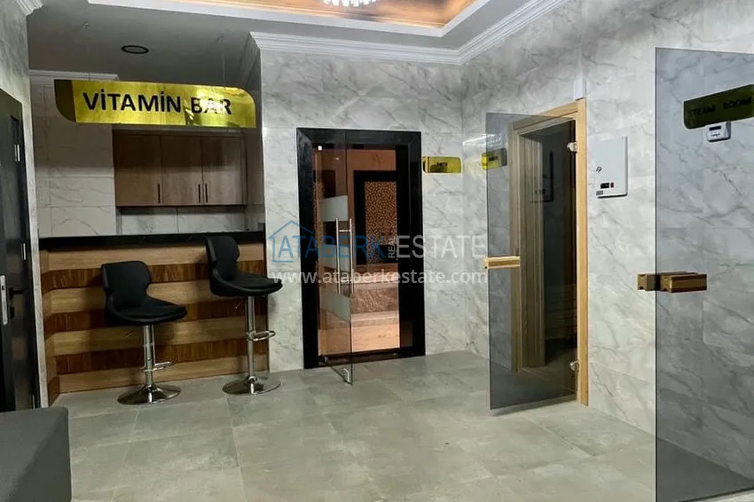 Квартира 1+1 с новой мебелью и видом на море, район Махмутлар – Алания 8 