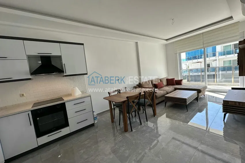 Приобрести Меблированная двухкомнатная квартира от собственника в 500 метрах от моря – центр района Авсаллар  3 