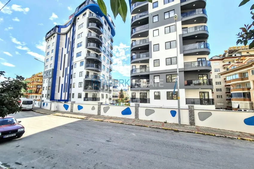 Двухкомнатная квартира в центре Алании - район пляжа Клеопатра 3 