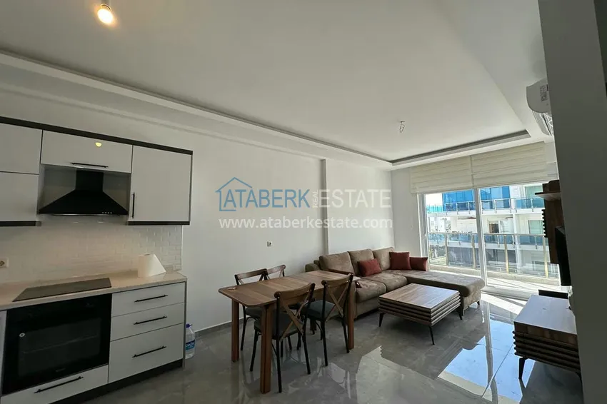 Приобрести Меблированная двухкомнатная квартира от собственника в 500 метрах от моря – центр района Авсаллар  4 