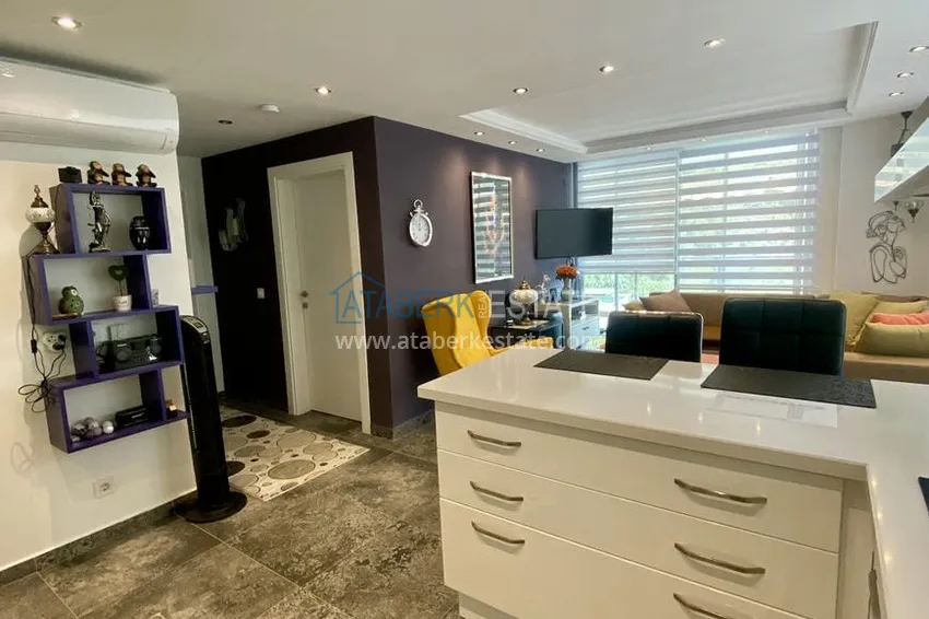 Приобрести Недвижимость под ВНЖ! Квартира с мебелью и видом на море в районе Джикджилли 4 