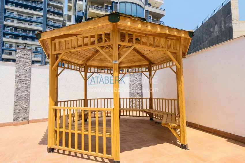 Квартира в Махмутларе с чистовой отделкой в комплексе с хорошей инфраструктурой 3 