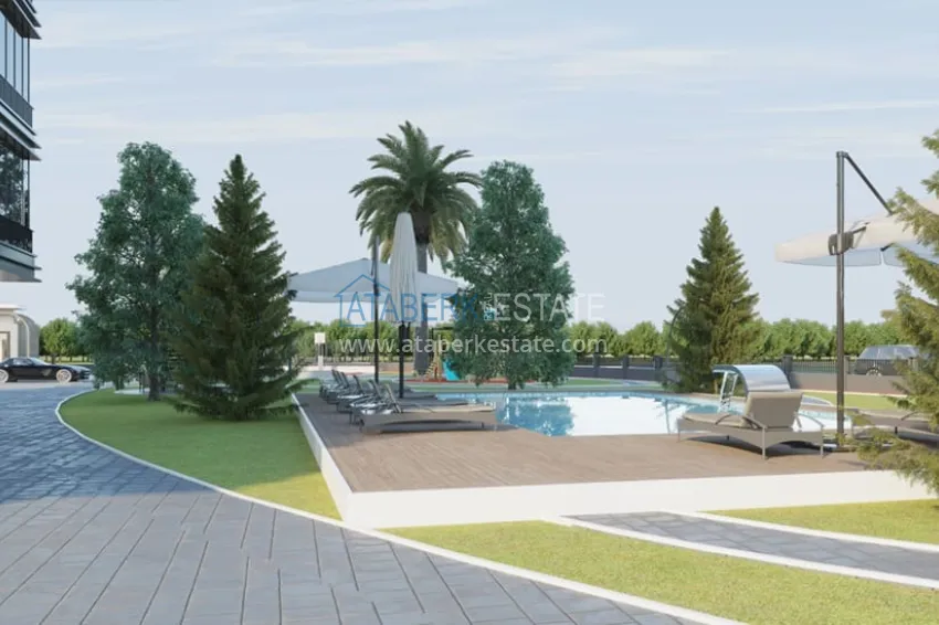 Квартиры в современном жилом комплексе в районе Енишехир-Мерсин 5 