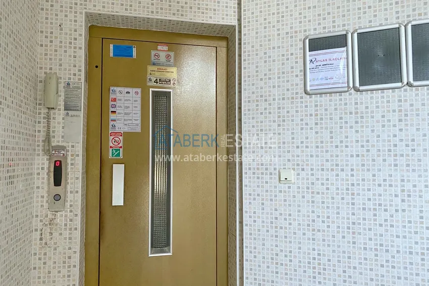 Двухкомнатная квартира с мебелью в небольшом комплексе – центр Алании, 300 метров от пляжа Клеопатра 5 