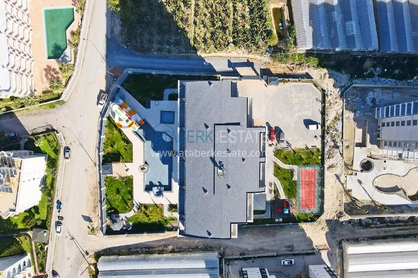 Недвижимость под гражданство! Квартира 3+1 с мебелью в резиденции сегмента премиум – Алания, район Джикджилли 11 