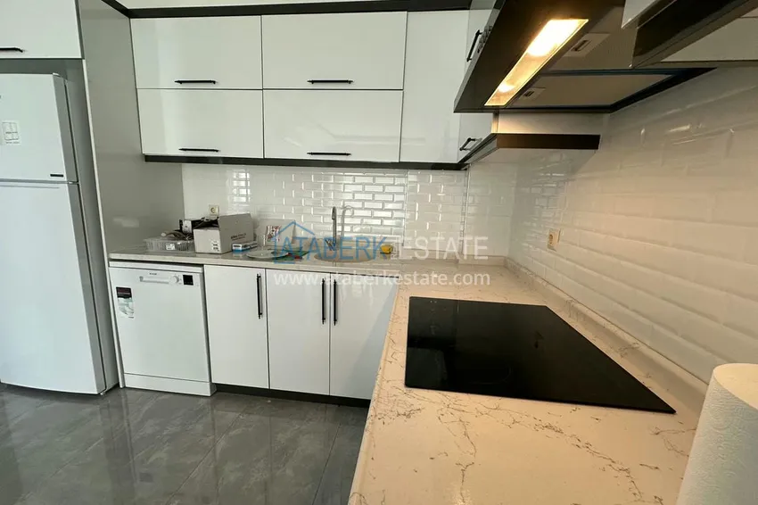 Приобрести Меблированная двухкомнатная квартира от собственника в 500 метрах от моря – центр района Авсаллар  6 