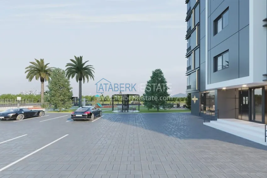 Квартиры в современном жилом комплексе в районе Енишехир-Мерсин 6 