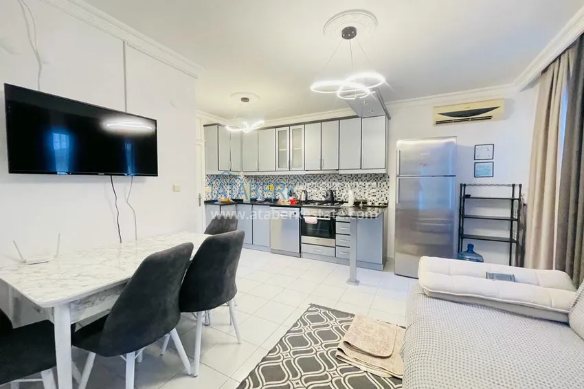 Приобрести Трехкомнатная квартира с мебелью в 100 метрах от моря – район Оба, Алания  6 