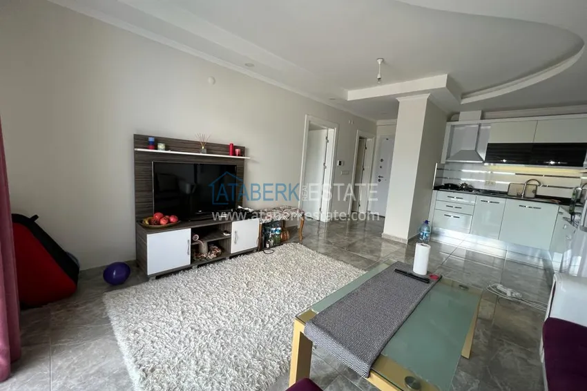 Приобрести Просторная двухкомнатная квартира с мебелью и видом на море в районе Оба, Алания 8 