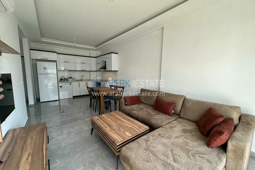 Приобрести Меблированная двухкомнатная квартира от собственника в 500 метрах от моря – центр района Авсаллар  7 