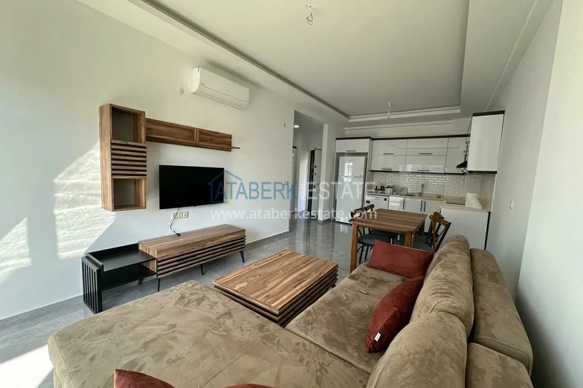 Приобрести Меблированная двухкомнатная квартира от собственника в 500 метрах от моря – центр района Авсаллар  8 