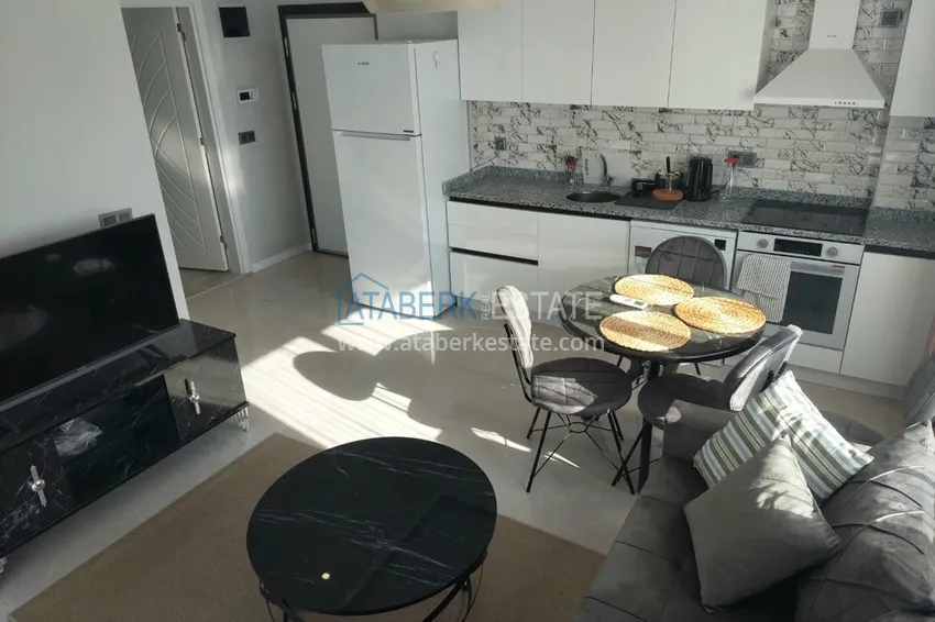 Приобрести Меблированная двухкомнатная квартира в районе Авсаллар. Новостройки Алании 8 